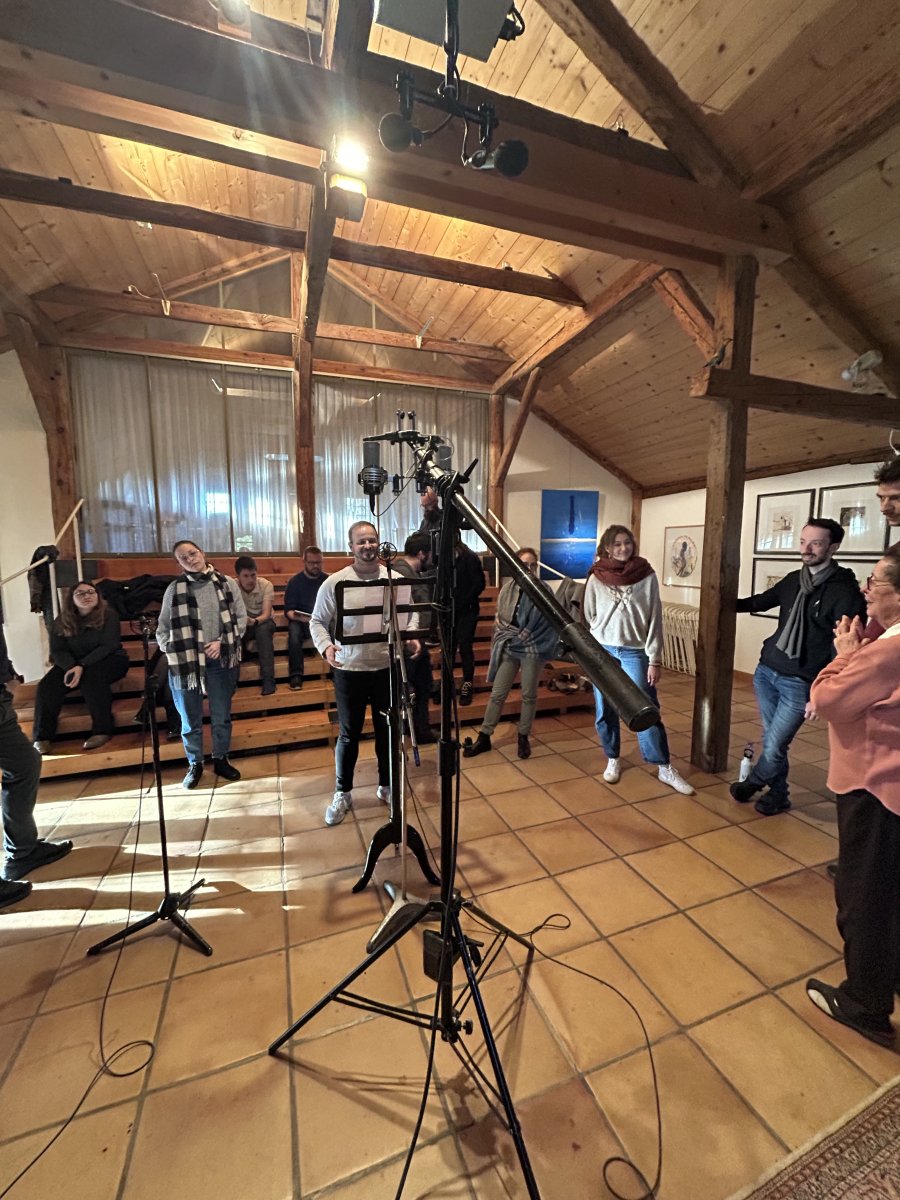 Enregistrement au studio