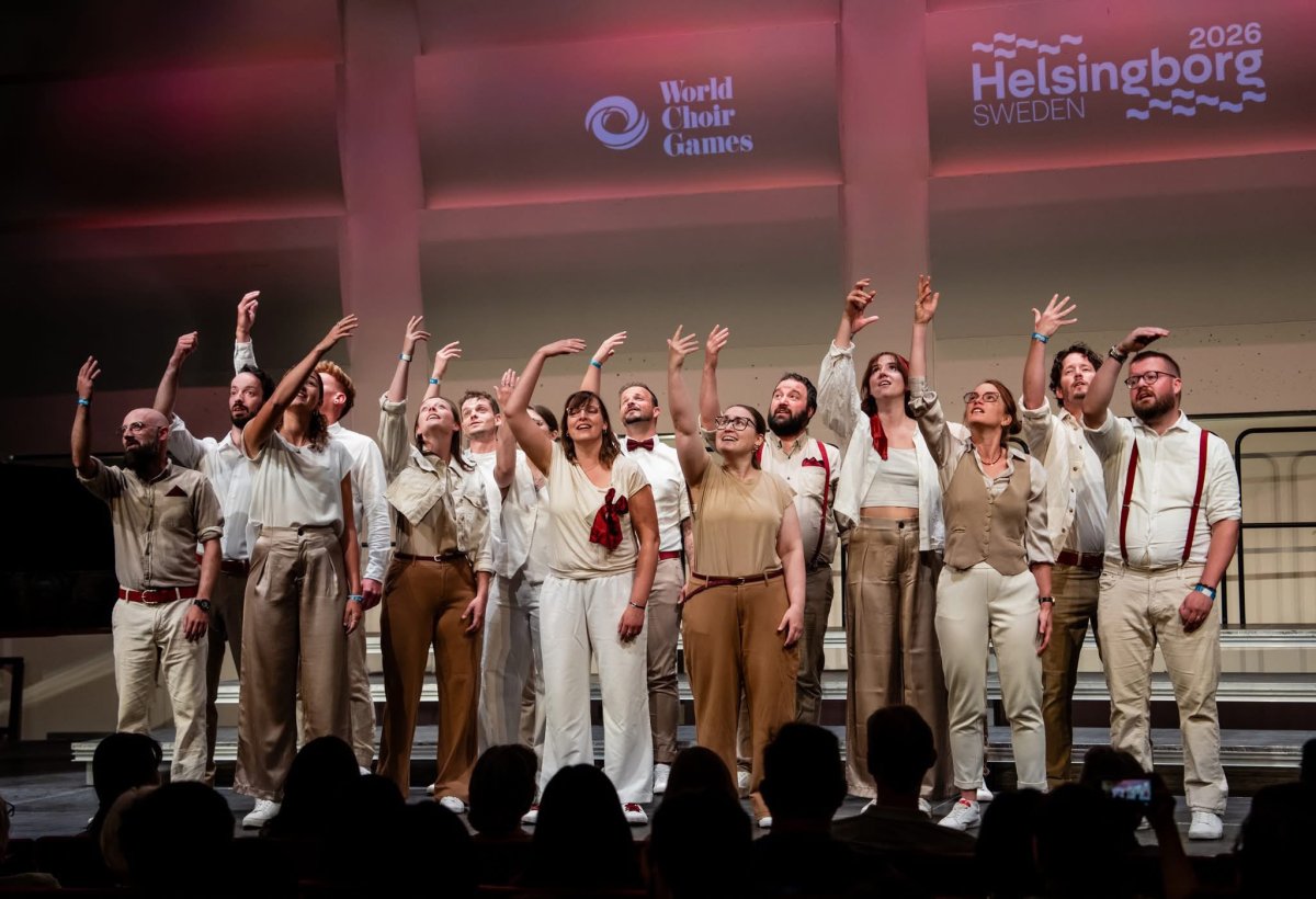 Premier passage dans la catégorie Ensemble vocal © Interkultur